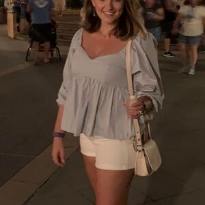 Banana Republic Light Blue Blouse